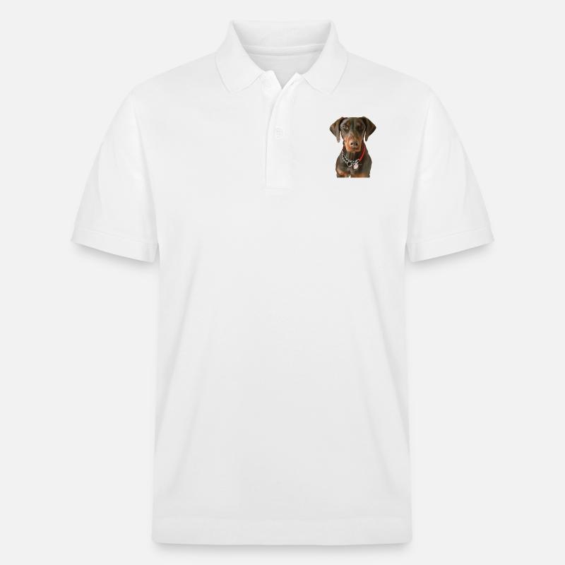 Ruby Doo - Stanley/Stella Unisex Organic Polo Shirt PREPSTER - white