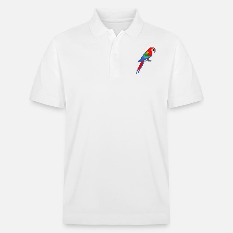 Vogel - Stanley/Stella Unisex Bio-Poloshirt PREPSTER - Weiß