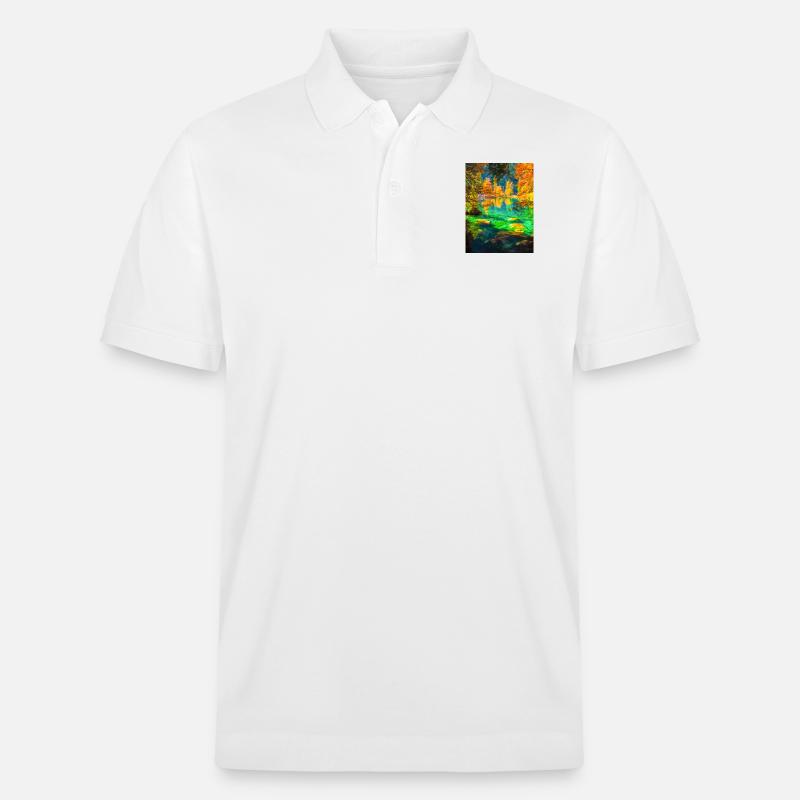 HERBST SEE - Stanley/Stella Unisex Bio-Poloshirt PREPSTER - Weiß