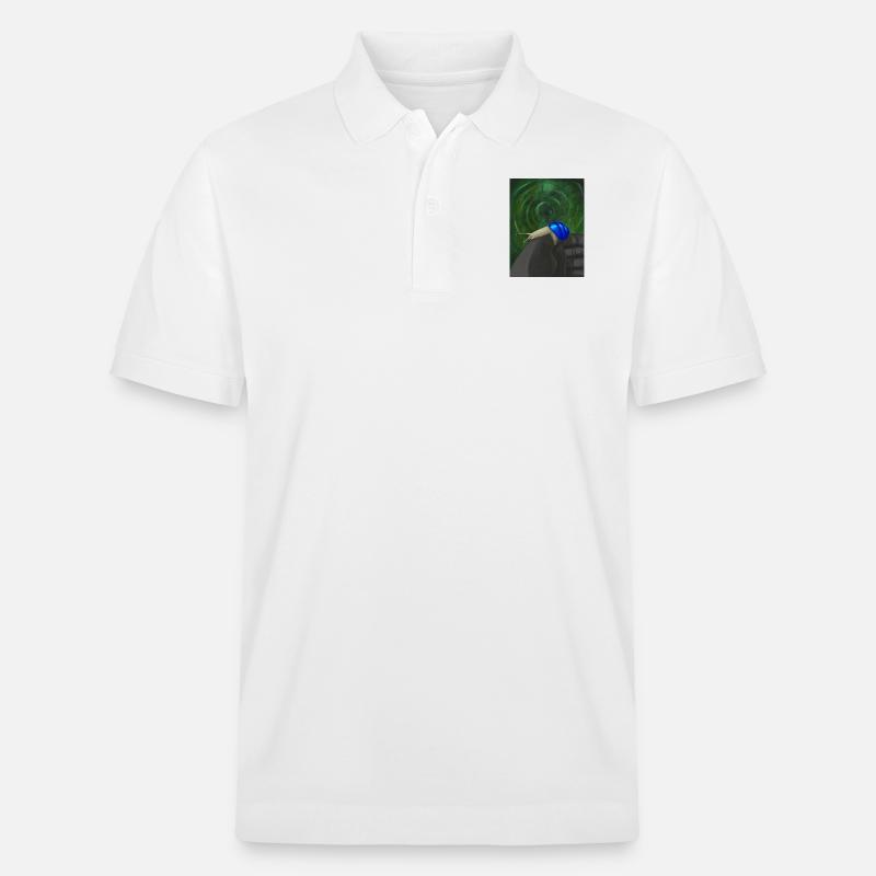 Escargot #01 - Polo PREPSTER bio Stanley/Stella Unisexe - blanc