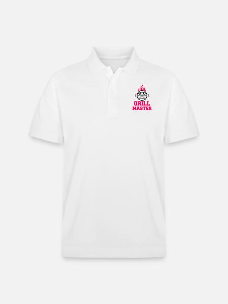 Grill Master - Stanley/Stella Unisex Organic Polo Shirt PREPSTER - white