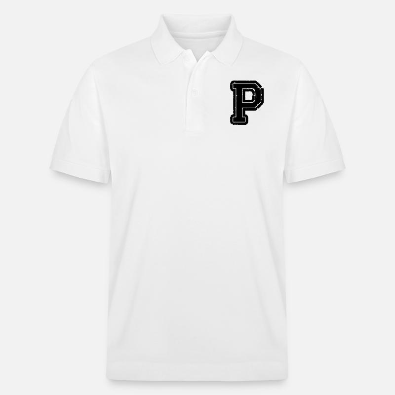 lettre P - Polo PREPSTER bio Stanley/Stella Unisexe - blanc
