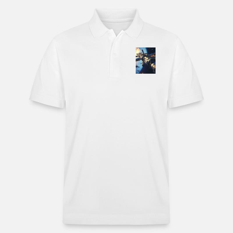 Perdu dans l’espace 1 3 - Polo PREPSTER bio Stanley/Stella Unisexe - blanc