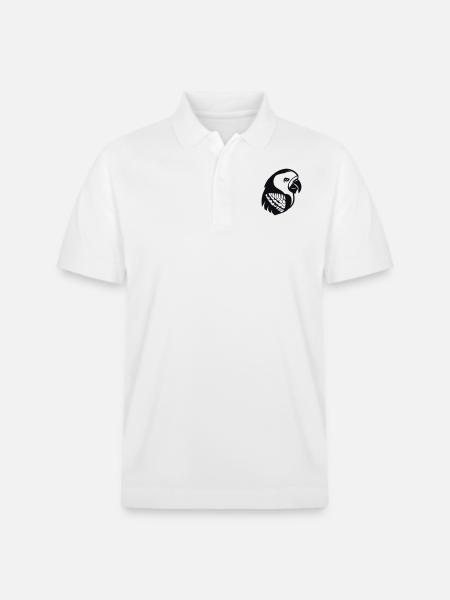 Papagei - Stanley/Stella Unisex Bio-Poloshirt PREPSTER - Weiß