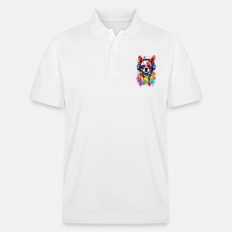 Chien cool - Polo PREPSTER bio Stanley/Stella Unisexe - blanc