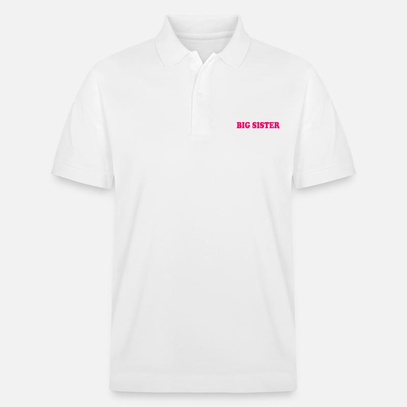 Big sister - Polo PREPSTER bio Stanley/Stella Unisexe - blanc
