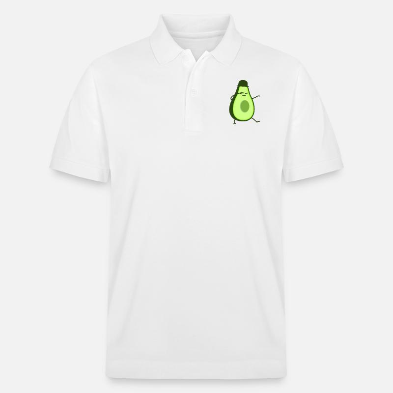 Avocat Dabbing (b) - Polo PREPSTER bio Stanley/Stella Unisexe - blanc
