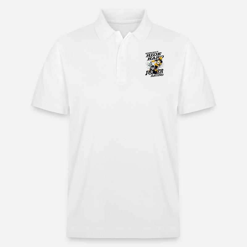Speedway Racing - Stanley/Stella Unisex Bio-Poloshirt PREPSTER - Weiß