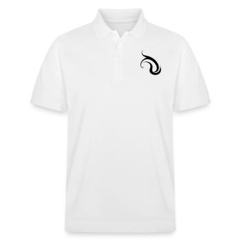 Flame - Stanley/Stella Unisex Organic Polo Shirt PREPSTER - white - Front - Roxy (174cm) & Andy (188cm)