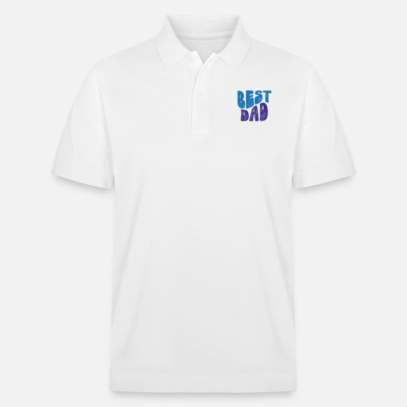 Meilleur papa - Polo PREPSTER bio Stanley/Stella Unisexe - blanc