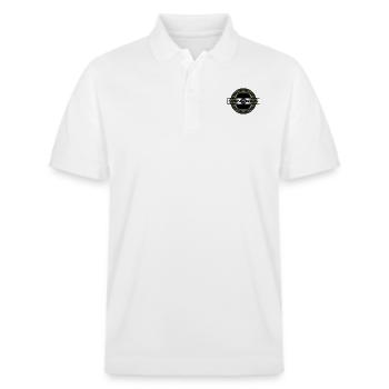 VANESSA. MEIN NAME IST VANESSA. SAMER BRASIL - Stanley/Stella Unisex Bio-Poloshirt PREPSTER - Weiß - Vorne - Roxy (174cm) & Andy (188cm)