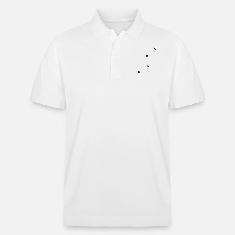 sanglier sanglier sentier sanglier Forêt Forêt - Polo PREPSTER bio Stanley/Stella Unisexe - blanc
