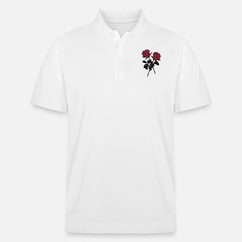 roses - Polo PREPSTER bio Stanley/Stella Unisexe - blanc