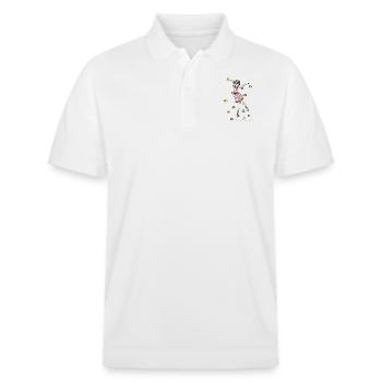 Ballerina - Les Gardiens d'Orbis - Polo PREPSTER bio Stanley/Stella Unisexe - blanc - Devant - Roxy (174cm) & Andy (188cm)