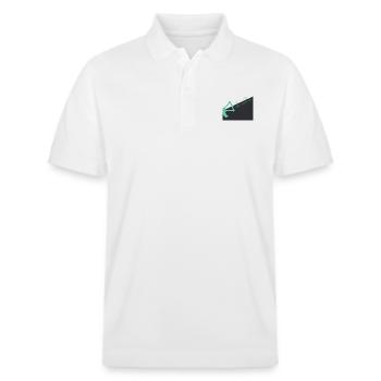 Be a voice not an echo - Stanley/Stella Unisex Organic Polo Shirt PREPSTER - white - Front - Roxy (174cm) & Andy (188cm)