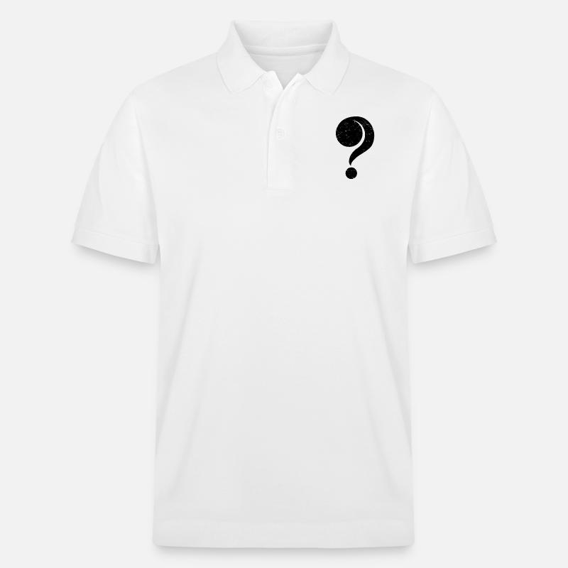 Fragezeichen ? sixties - Stanley/Stella Unisex Bio-Poloshirt PREPSTER - Weiß
