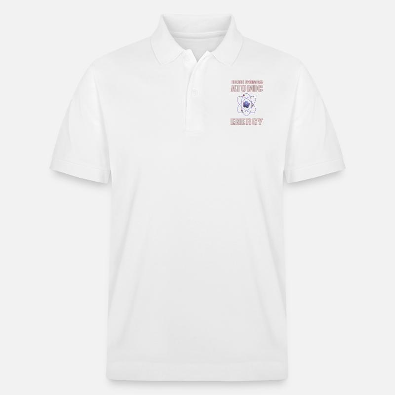 Atomic Energy Atom - Stanley/Stella Unisex Bio-Poloshirt PREPSTER - Weiß