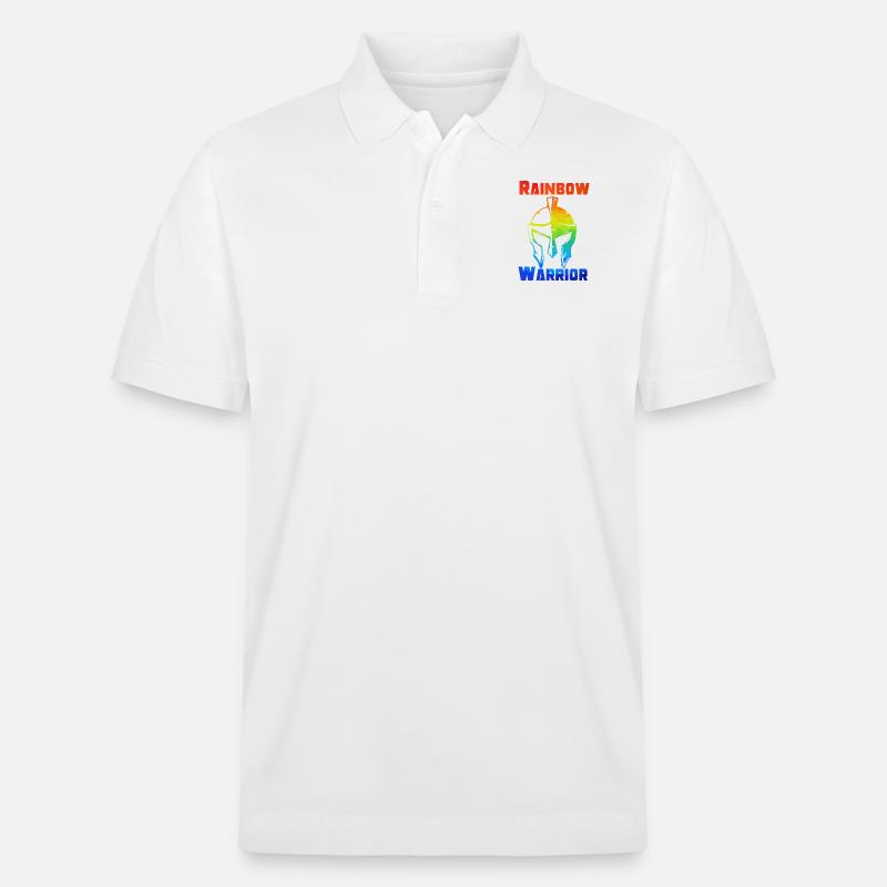 Rainbow Warrior - Stanley/Stella Unisex Bio-Poloshirt PREPSTER - Weiß