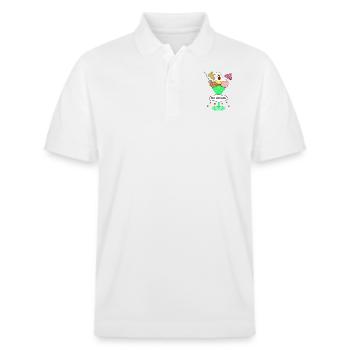 Rêve de glace - Polo PREPSTER bio Stanley/Stella Unisexe - blanc - Devant - Roxy (174cm) & Andy (188cm)