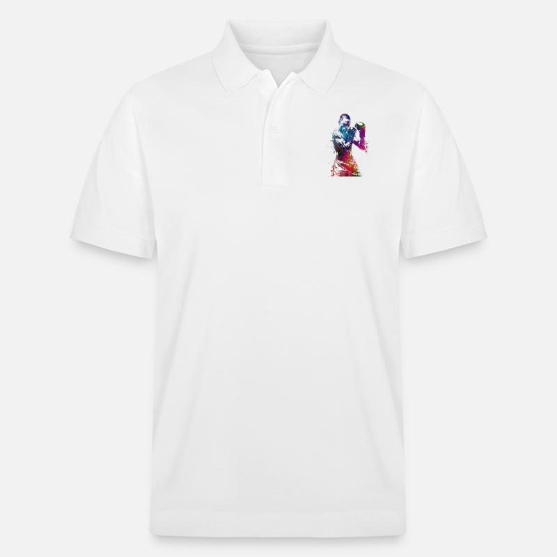 Boxe sportive #boxing - Polo PREPSTER bio Stanley/Stella Unisexe - blanc