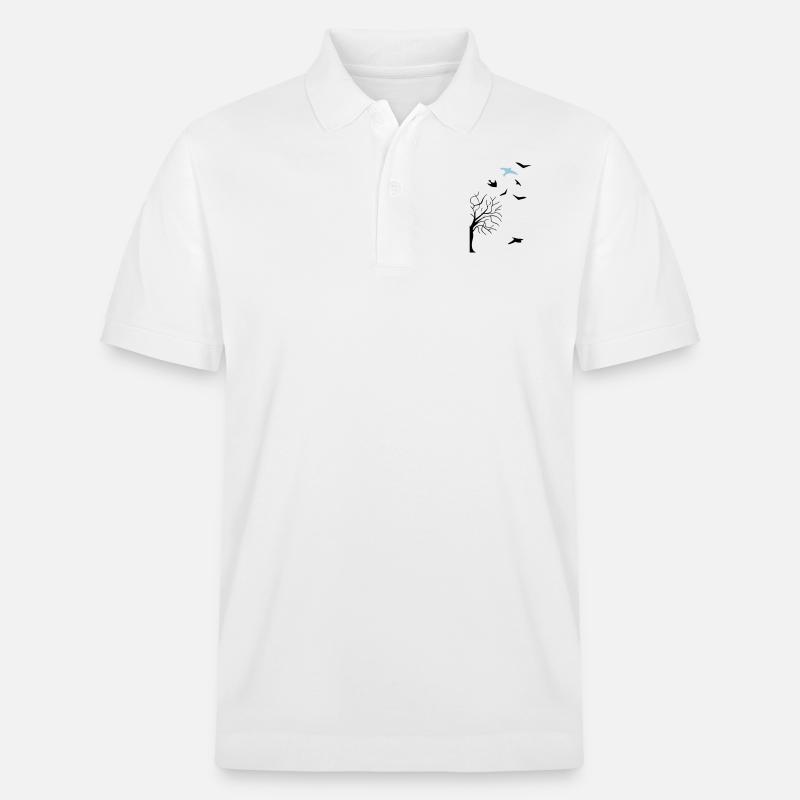 design - Stanley/Stella Unisex Bio-Poloshirt PREPSTER - Weiß