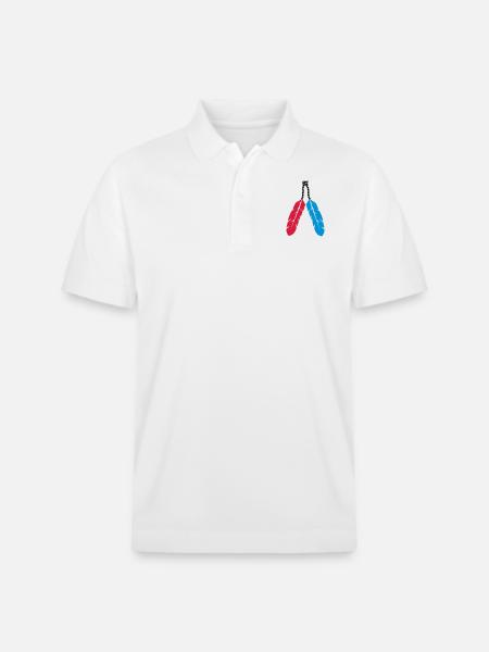 federn_002 - Stanley/Stella Unisex Bio-Poloshirt PREPSTER - Weiß