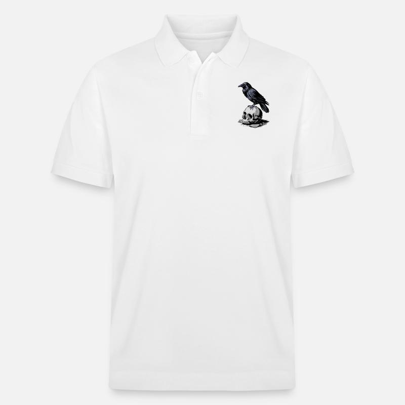 Dunkler Wächter - Stanley/Stella Unisex Bio-Poloshirt PREPSTER - Weiß