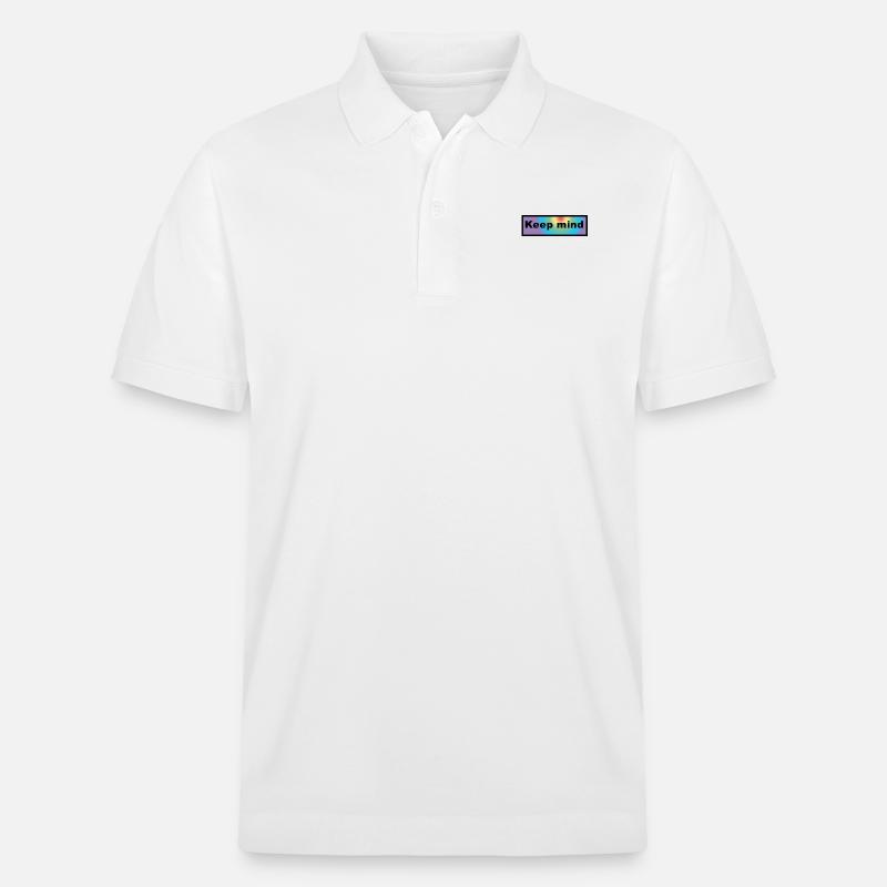 Keep mind - Stanley/Stella Unisex Bio-Poloshirt PREPSTER - Weiß