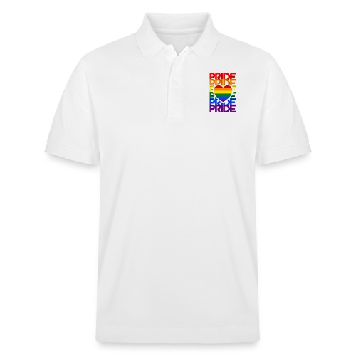 Pride Love Rainbow Heart - Stanley/Stella Unisex Bio-Poloshirt PREPSTER 