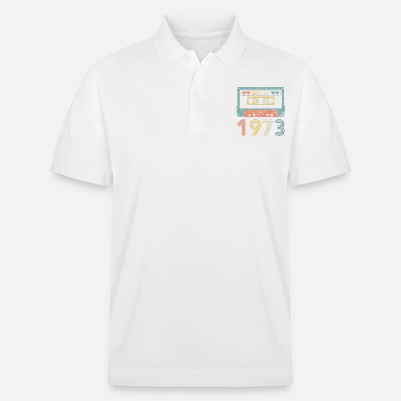 Das Beste von 1973 - Stanley/Stella Unisex Bio-Poloshirt PREPSTER - Weiß