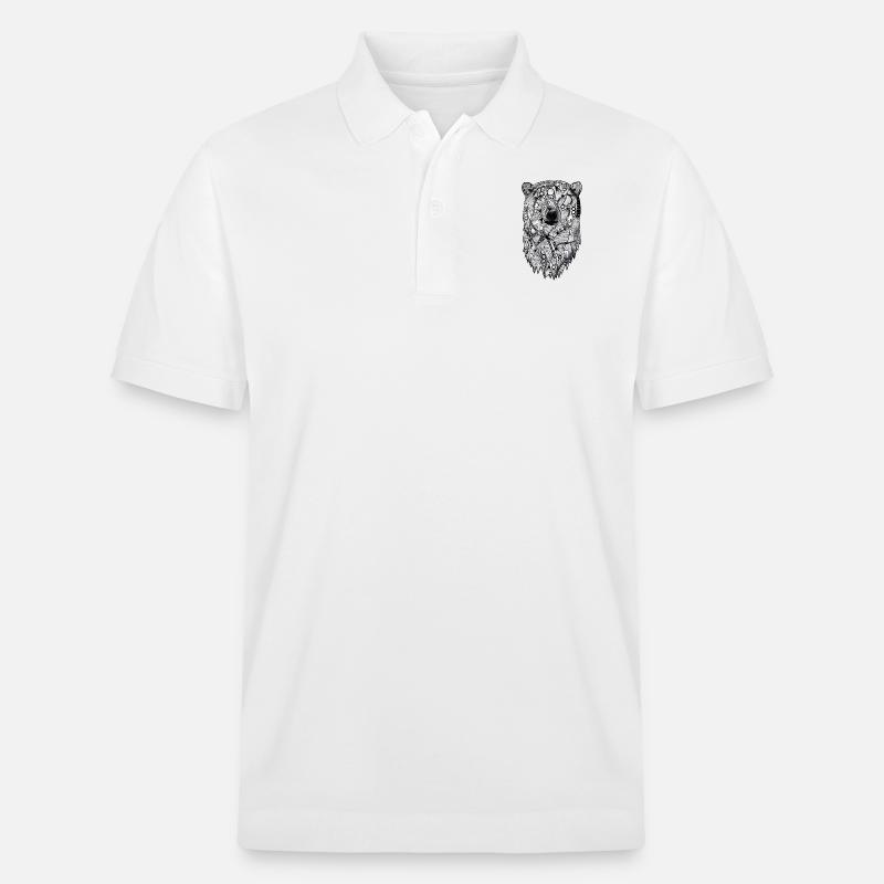 Eisbär - Stanley/Stella Unisex Bio-Poloshirt PREPSTER - Weiß