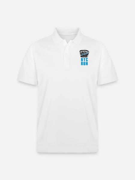 nyc_run - Stanley/Stella Unisex Organic Polo Shirt PREPSTER - white