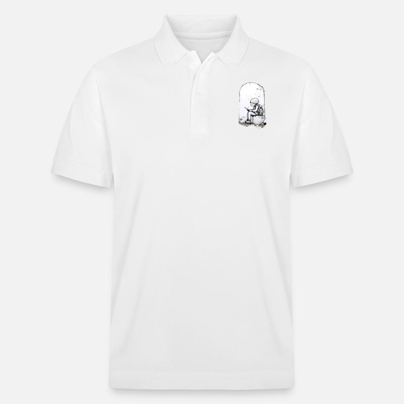 Seb Straßenkunst - Stanley/Stella Unisex Bio-Poloshirt PREPSTER - Weiß