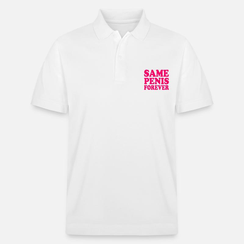 Same penis forever - Polo PREPSTER bio Stanley/Stella Unisexe - blanc