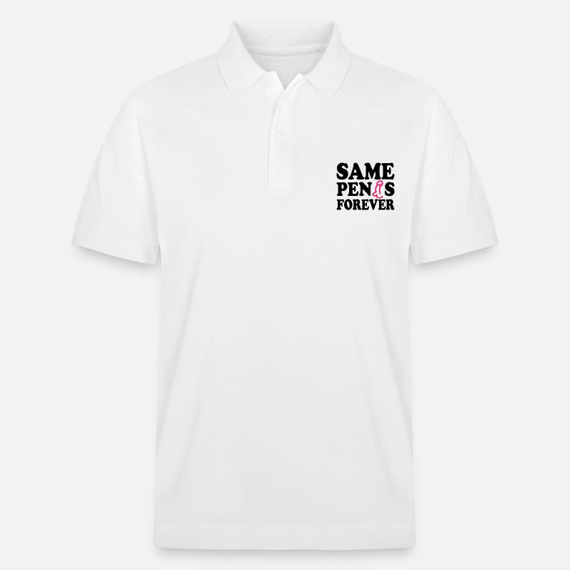 Same penis forever - Polo PREPSTER bio Stanley/Stella Unisexe - blanc