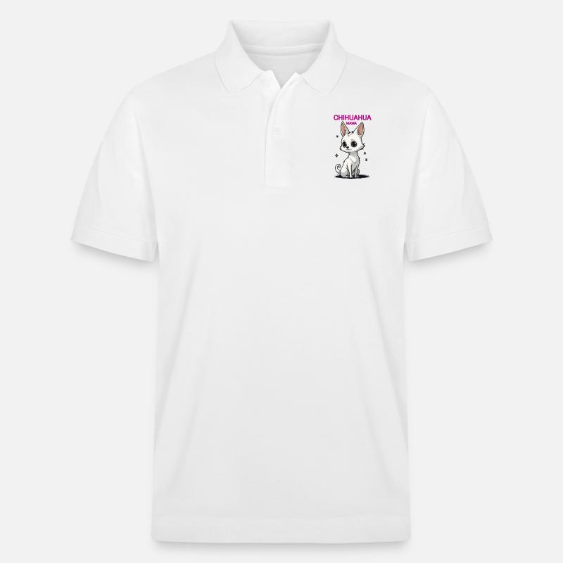 CHIHUAHUA MAMA - Stanley/Stella Unisex Bio-Poloshirt PREPSTER - Weiß