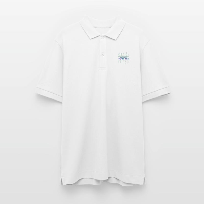 72nd Birthday 72 years old Binary Code Computer Science Stanley/Stella Unisex Organic Polo Shirt PREPSTER
