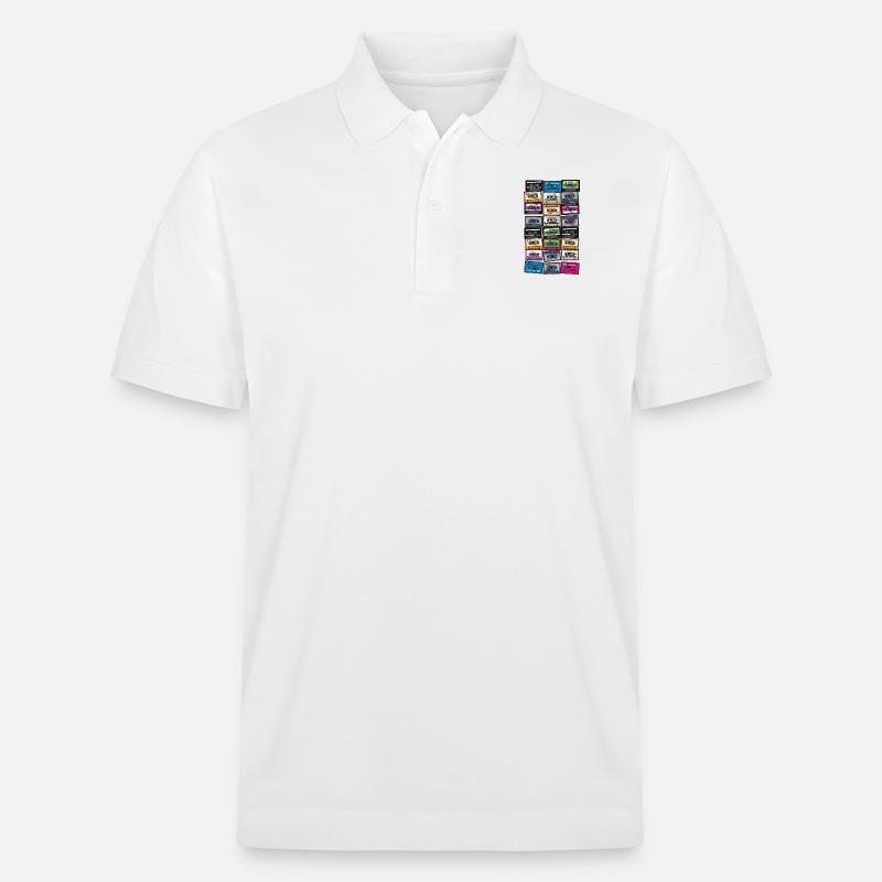 My First Playlist - Stanley/Stella Unisex Bio-Poloshirt PREPSTER - Weiß