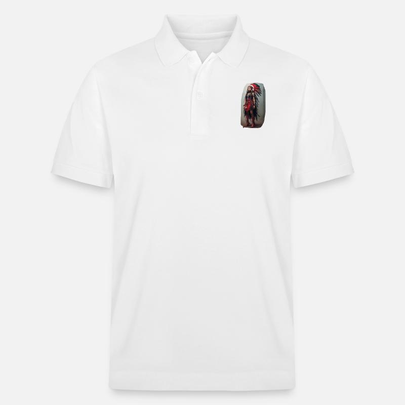 Fille indienne - Polo PREPSTER bio Stanley/Stella Unisexe - blanc
