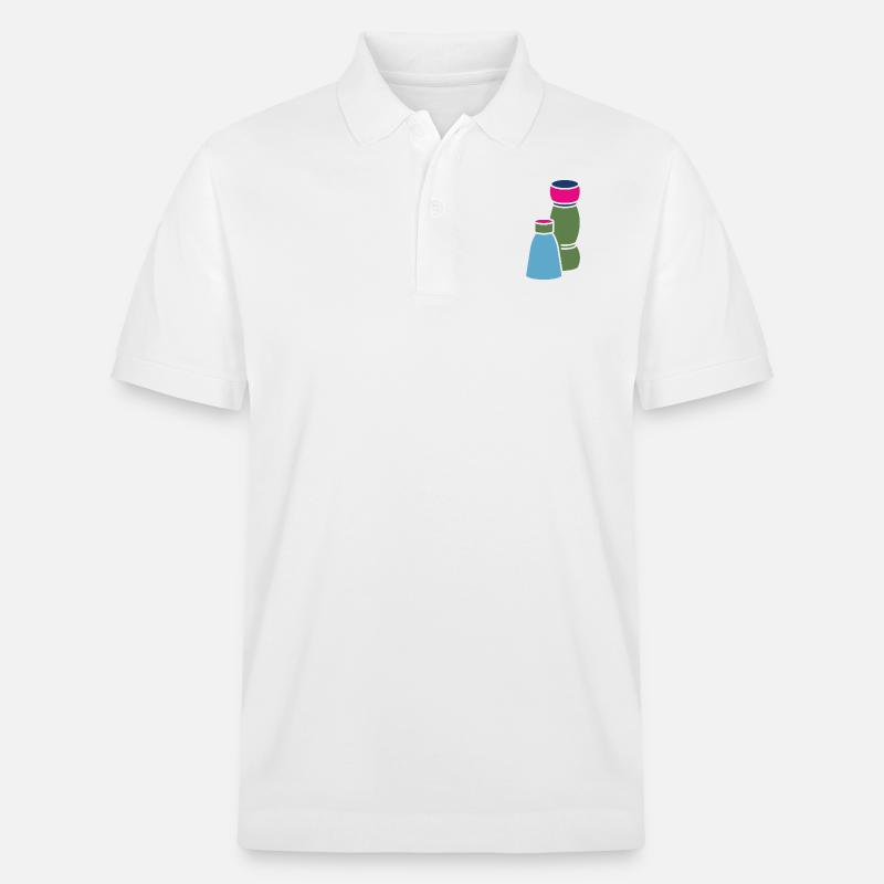 Salz und Pfeffer - Stanley/Stella Unisex Bio-Poloshirt PREPSTER - Weiß
