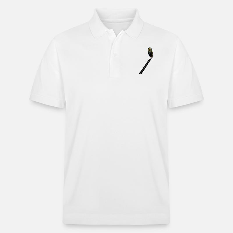 eine Eule - Stanley/Stella Unisex Bio-Poloshirt PREPSTER - Weiß