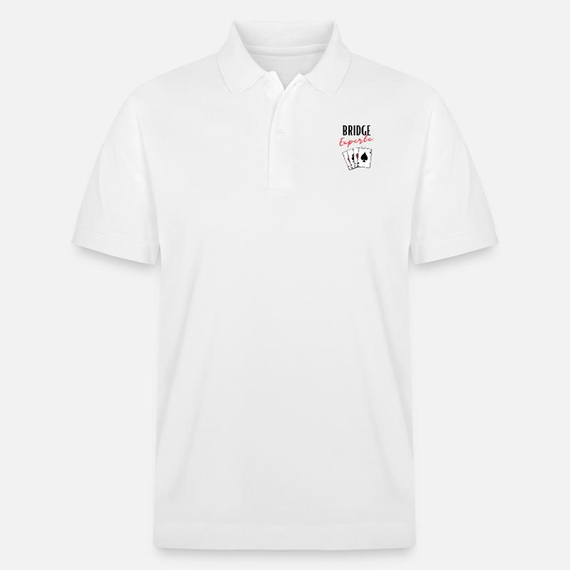 Bridge Experte - Stanley/Stella Unisex Bio-Poloshirt PREPSTER - Weiß