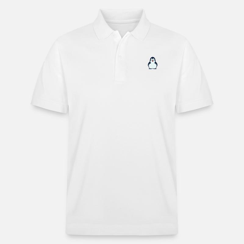 petit pingouin - Polo PREPSTER bio Stanley/Stella Unisexe - blanc