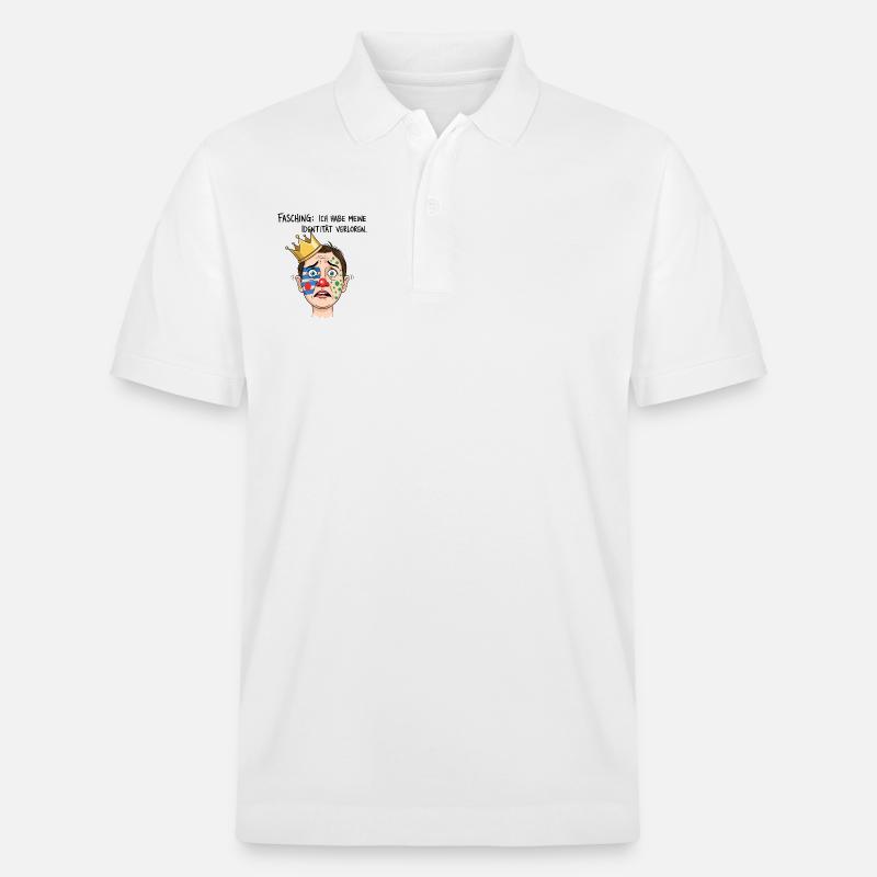 Carnaval : j’ai perdu mon identité - Polo PREPSTER bio Stanley/Stella Unisexe - blanc