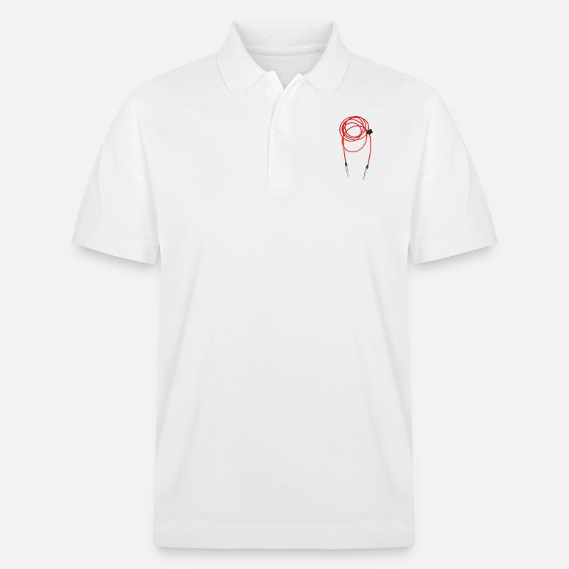 Red Cable - Stanley/Stella Unisex Bio-Poloshirt PREPSTER - Weiß