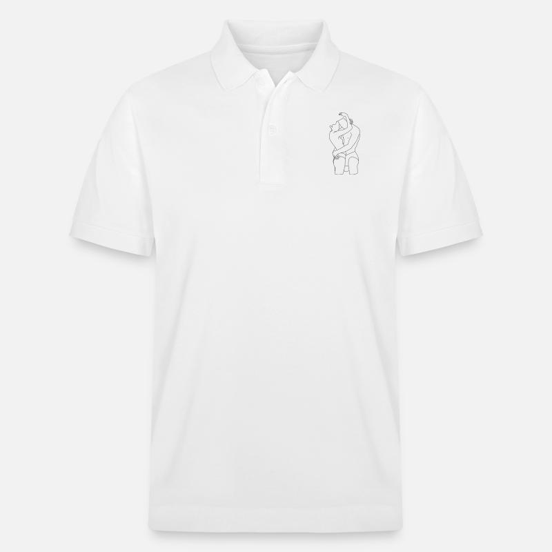 paar 1 - Stanley/Stella Unisex Bio-Poloshirt PREPSTER - Weiß