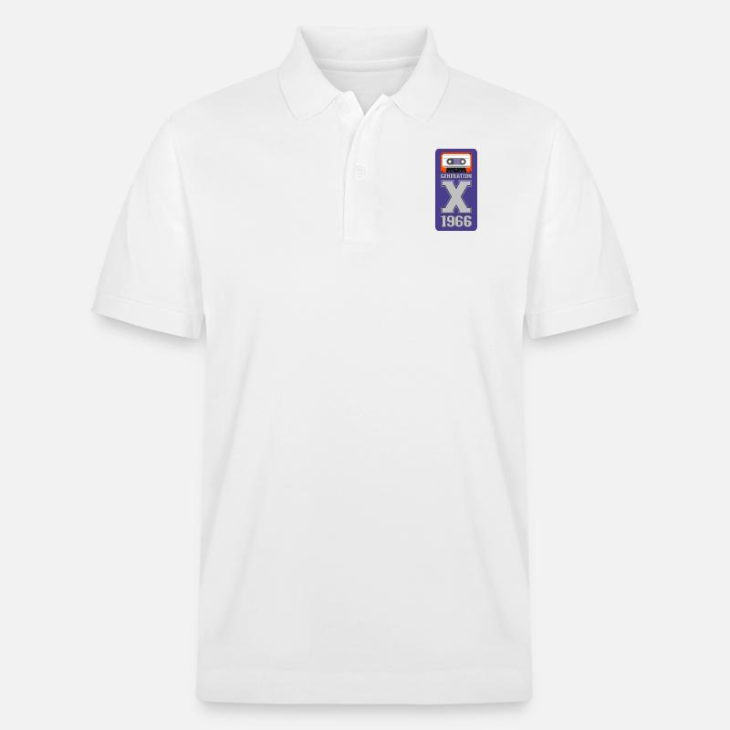 1966 Generation X space - Stanley/Stella Unisex Bio-Poloshirt PREPSTER - Weiß