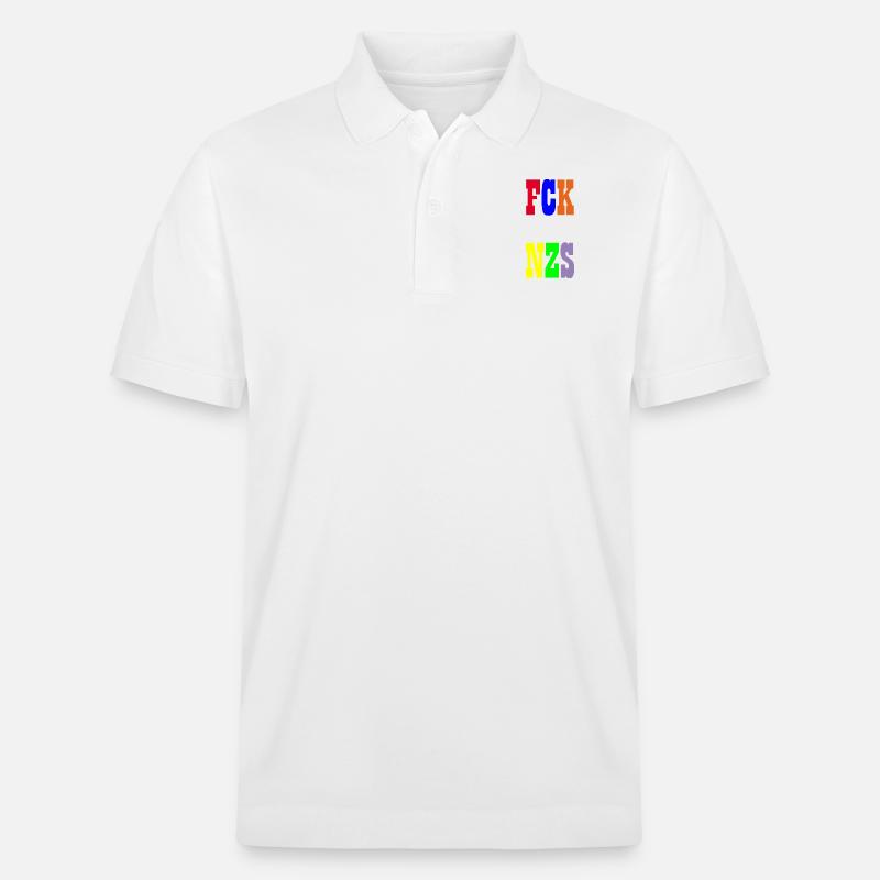 FCK NZS - Stanley/Stella Unisex Bio-Poloshirt PREPSTER - Weiß