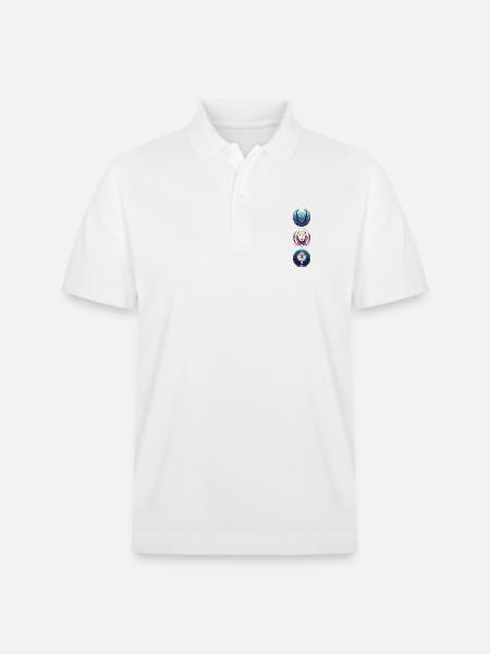 Zeichen Fabelwesen - Stanley/Stella Unisex Bio-Poloshirt PREPSTER - Weiß