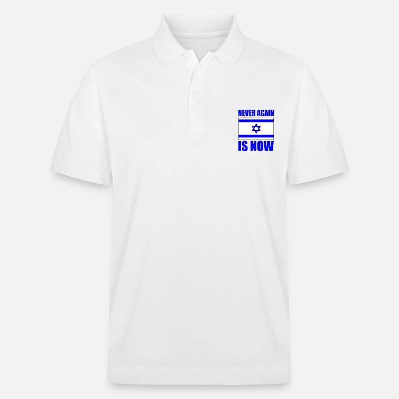 Never again is now - Polo PREPSTER bio Stanley/Stella Unisexe - blanc